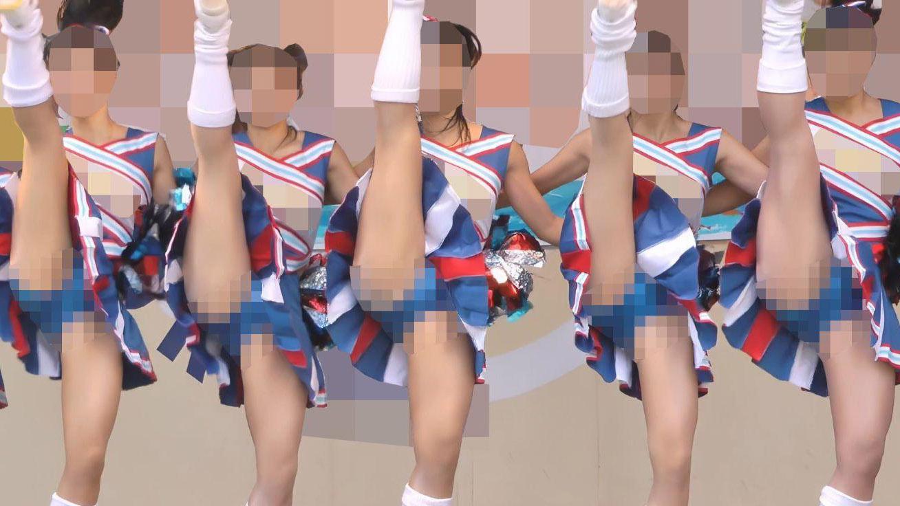 沖谷深夜 顔出し×パンチラ