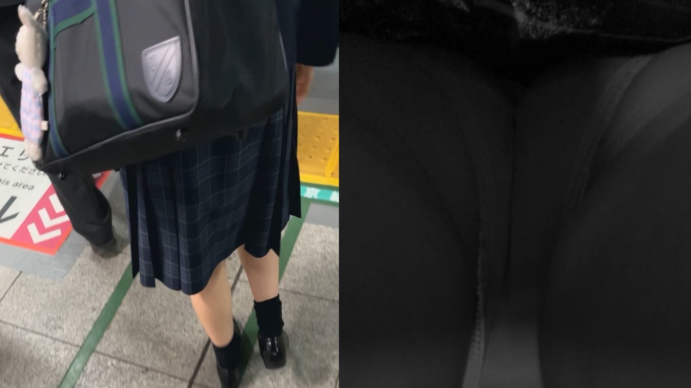 素人プレイ日記 電車×パンチラ