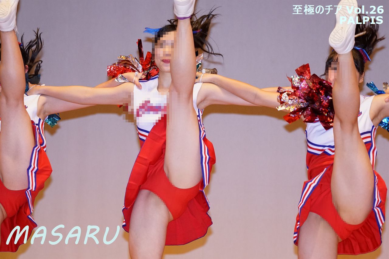 MASARU「赤いユニフォームのチアちゃんです」